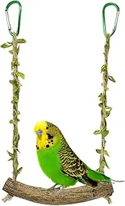 Pet Bird Swing - Bird Swing for Parakeets, Bird Swing Toy, Bird Swing Toy, Parrot Swing, Bird Cage Toy Accessories, Bird Toy Swing, Bird Swing Toy