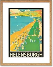 Ad Lner Helensburgh Scotland Beach Coast Clyde Framed Wall Art Print