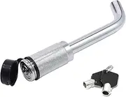 EZONEDEAL Trailer Lock Hitch Pin Lock Security Tow Ball Bar L Type Caravan Trailer Parts Anti Theft Hitch Security Lock Waterproof for Trucks, Cars, Boats,