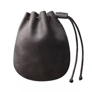 Storage Bag Travel Strap Purse Vintage Leather Coin Pouch Drawstring 03