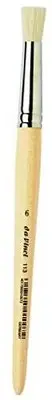 Graphic Design Series 113 Stencil Brush, Size 6 Long Plainwood Hog Bristle