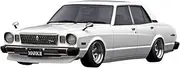 ignition model 1/18 Toyota Mark II Sedan Grande (MX41) White Finished Product