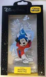 OTTERBOX Disney Parks iPhone 7/8 Plus Case Mickey Sorcerer Fantasia Clear NEW