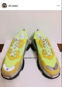 在飛比找旋轉拍賣優惠-Balenciaga triple S 螢光配色