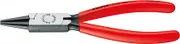 Knipex 22 01 125 Round Nose Plier with Plastic Coated Handle, 125 mm Length, Red