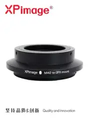 XPimage Lens Adapter for M42 Screw Lens to fujifilm GFX G Camera 50R 50S 100S