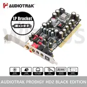 AUDIOTRAK PRODIGY HD2 BLACK EDITION PCI Sound Card 2CH 120dB_