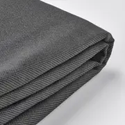 VIMLE cover for corner sofa, 5-seat, with chaise longue with wide armrests/Hallarp grey