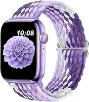 [DOBSTFY] Compatible with Apple Watch Band 40mm 38mm 41mm 42mm 44mm 45mm 49mm for Women Men,Stretchy Braided Apple Watch Strap for iWatch Series 9 8 7 6 5 4 3 2 1 SE Ultra/Ultra 2
