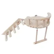 Hamster Platform Climbing Ladder Swing Toy for Dwarf Hamsters Sugar Gliders