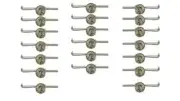 SET OF 18 HAND PERCUSSION ACCESSORIES FOR DHOLAK NUT AND BOLT WITH EYE BOLT