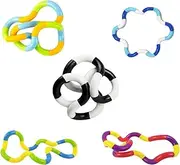 Fidget Toys Set, Sensory Toys Tangles Autism, Stress Relief Toy for Adults / Children, Tuning Twister Hand Toys, Autism Skin Pick, Skills, Panic Attacks, Anti-Stress Aid, Fitness Toys, Pack of 5