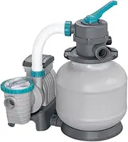 [Bestway] Pool Sand Filter, 2.200 gal, Compatible with Filter Balls, Sand Filter Pump for Above Ground Pools
