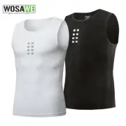 WOSAWE Mens Cycling Undershirt Breathable Cycle Base Layer Compression Bike Tops