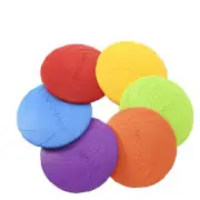3 x NATURAL RUBBER FRISBEE 18 cm, DOG FRISBEE, DISC, FLOATABLE SWIFT C4V0 D7O0-