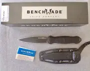 Benchmade 133BK Infidel Fixed Boot Knife–D2 Steel/Plain Edge. Discontinued! New!