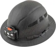 ANSI Compliant Hard Hat with Adjustable Vents & Rechargeable Headlamp Included