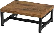 Wooden Step Stools for Adults Kids, 2 Step Stool, Heavy Duty Wood Bedside Stepping Stool for Kichen/Bathroom/Bedside Step Stool (Single Tier (Brown))
