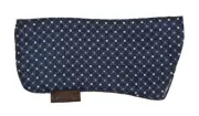 Sartorial Home Glasses Sleeve/Pochette Navy sky florette print Pure Silk