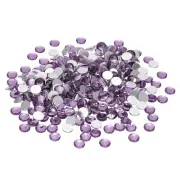 SS34/288Pcs Glass Diamante Rhinestone, Man Made Gems, Lotus Purple