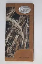 ZEP-PRO Virginia Tech Hokies REALTREE MAX-5 Camo WALLET ONLY NO BOX