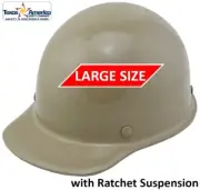 MSA Skullgard Large Cap Style with Ratchet Suspension - Custom Painted Khaki