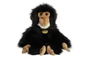 Aurora Adorable Miyoni Chimpanzee Stuffed Animal - Lifelike Detail - Cherished Companionship - Black 9.5 Inches