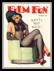 Film Fun Netty But Nice Vintage Canvas Print Fridge Magnet 6x8 Large