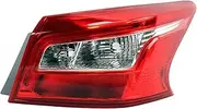 Left/Right Side Tail Lamp ，Compatible for Nissan Sylphy sentra 2016 2017 2018 2019 Rear Tail Light Brake Lamp with(Outside-right)