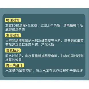 免換水生態魚缸 含過濾及造景 海景造景魚缸套餐 海水魚缸 金魚缸 水草缸