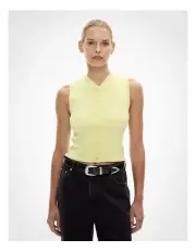 [Witchery] Hi V Knit Vest in Citrus