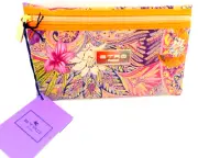 Etro Pouch NWT Fabric Etro Colorful Print Make Up Case Phone Bag Retail $160