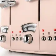 De'Longhi Argento Flora 4 Slice Rose Pink