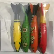 Underwater torpedo rocket swimming pool toy swim dive kids toys fun 4 piece