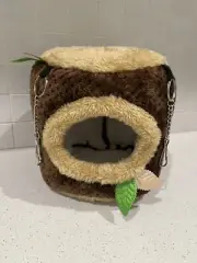 Rat Hammock Toys Tree Stump House Bedding