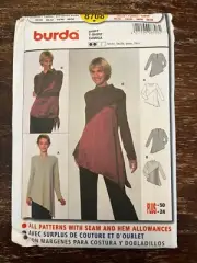 Burda 8708 UNCUT Sewing Pattern, Misses' Shirt, Size 10-24