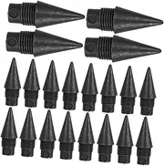 OFFSCH 40pcs Portable Inkless Pencil Tips Replacement Nibs Smooth Writing Pencil Refills for Artists Students Teachers