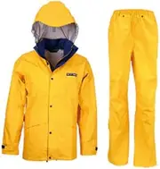 [BIG FIELD] Kajimeiku rain suit three-layer separate yellow L 7700