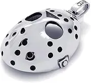 [Jonline24h] Stainless Steel Halloween Jason Mask Mens Necklace Pendant - Silver Black, 18"-26" Chain