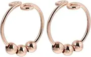 HONITANO 2Pcs Fidget Rings with Beads for Anxiety Relief Stylish Jewelry for Women Design Chic Present for