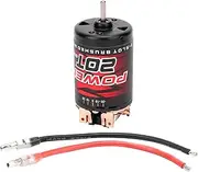 RC 550 3 Slot Brushed Motor High Performance Carbon Brush Changeable Remote Control Motor for 1/10 1/12 RC Off Road Vehicles Black 35.9mm