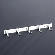Towel Robe Hooks Silver Stainless Steel Hanging Wall Mount Rack Hanger Hardware