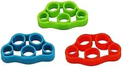 3Pcs Finger Stretcher Exerciser and Hand Grip Strengthener Trainer Hand Resistance Bands
