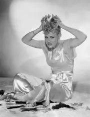 Penny Singleton Combing Hair with Hands 1939 OLD MOVIE PHOTO