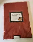 Benson Mills Rosedale Easy Care Spill Proof Tablecloth 70” In Round Red