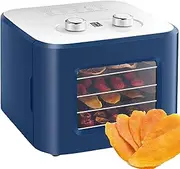4 Layers Food Dryer Machine, Food Dehydrator with Digital Display, Digital Adjustable Timer and Temperature Control, for Jerky, Herb, Meat, Beef, Fruit