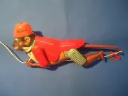 CLIMBING TIN TOY MONKEY WORK
