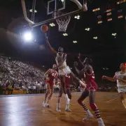 Basketball College Ucla Lucius Allen In Action 1966 OLD PHOTO