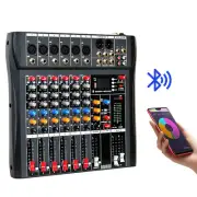 6/8/12/16 Channel Professional Mixing Console DJ Sound USB Bluetooth 48V Power