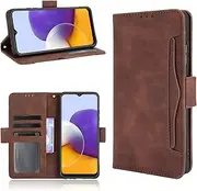 for Sony Xperia 1 V 2023 Wallet Case with Removable Card Slot Flip Folio Leather Phone Cover for Sony Xperia 1 V 2023, Brown